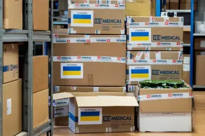 IES Medical dona material sanitario a Ucrania